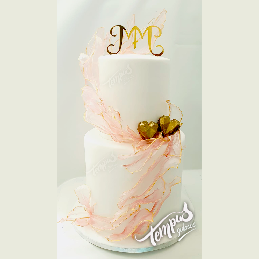 Bolos de casamento modernos