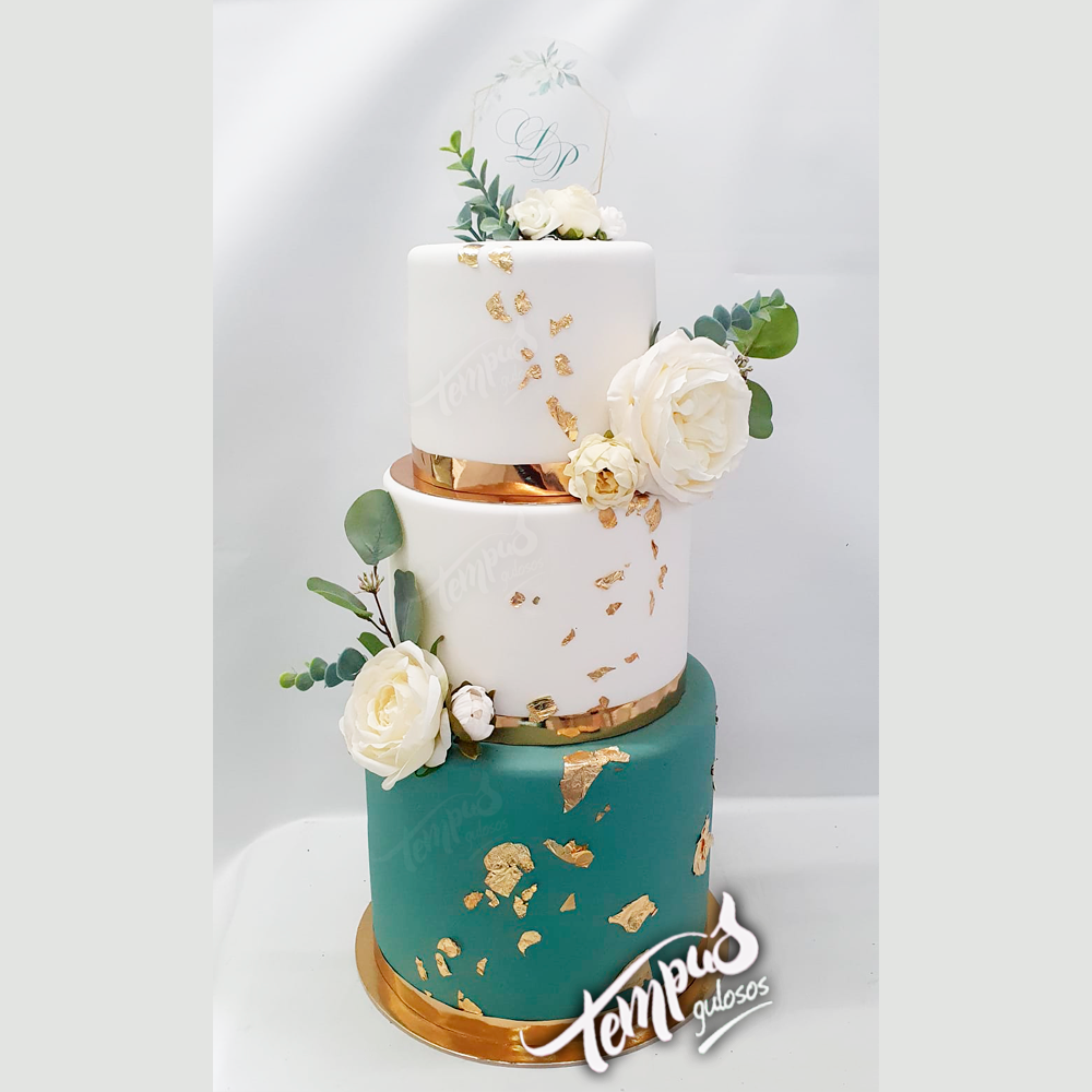 Bolos de casamento modernos