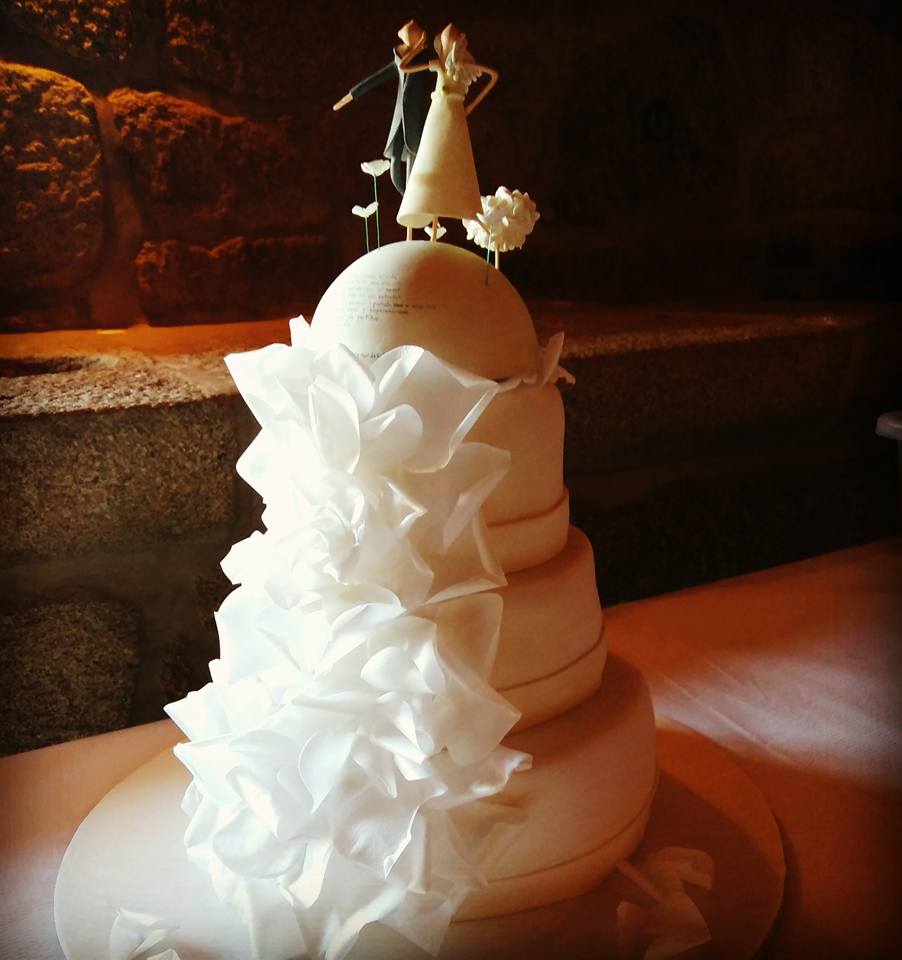 Bolos de casamento modernos