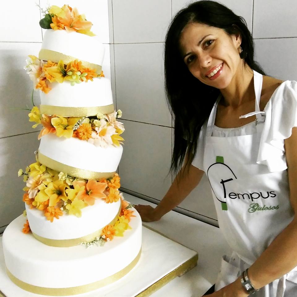 Bolos de casamento modernos