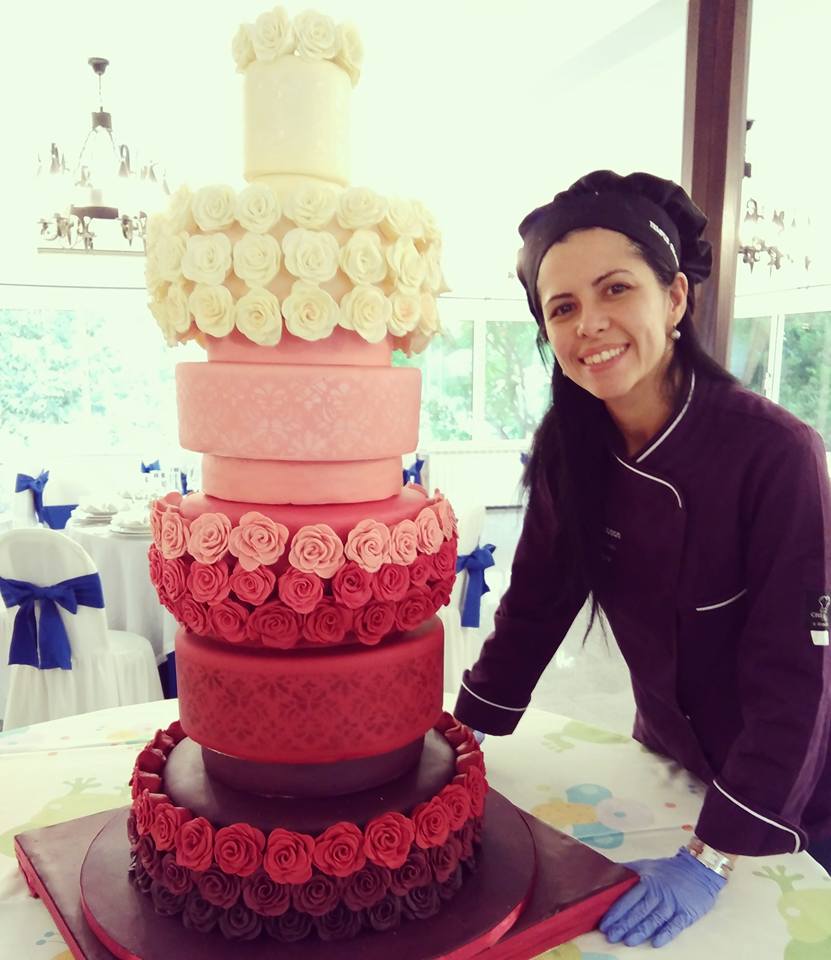 Bolos de casamento modernos