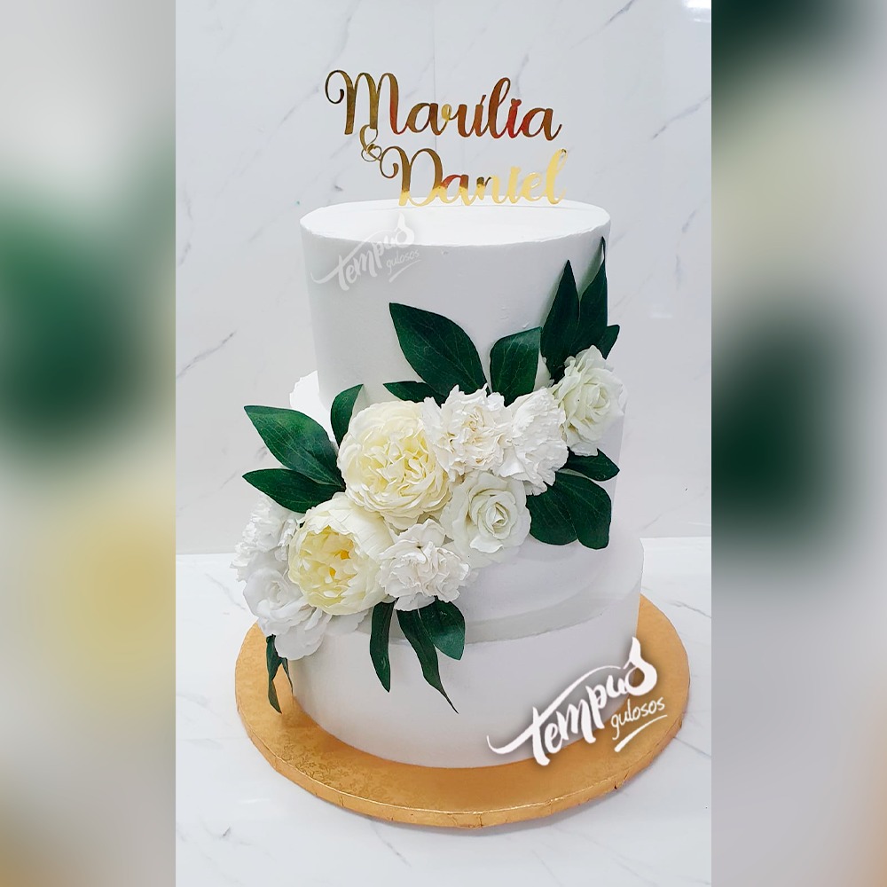 Bolos de casamento clássicos