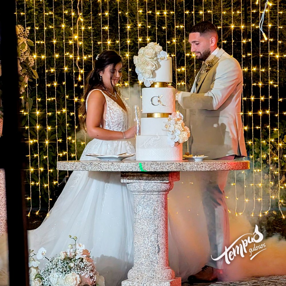 Bolos de casamento modernos