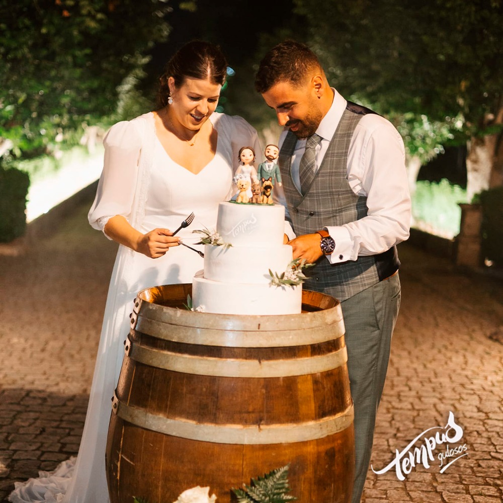 Bolos de casamento rústicos