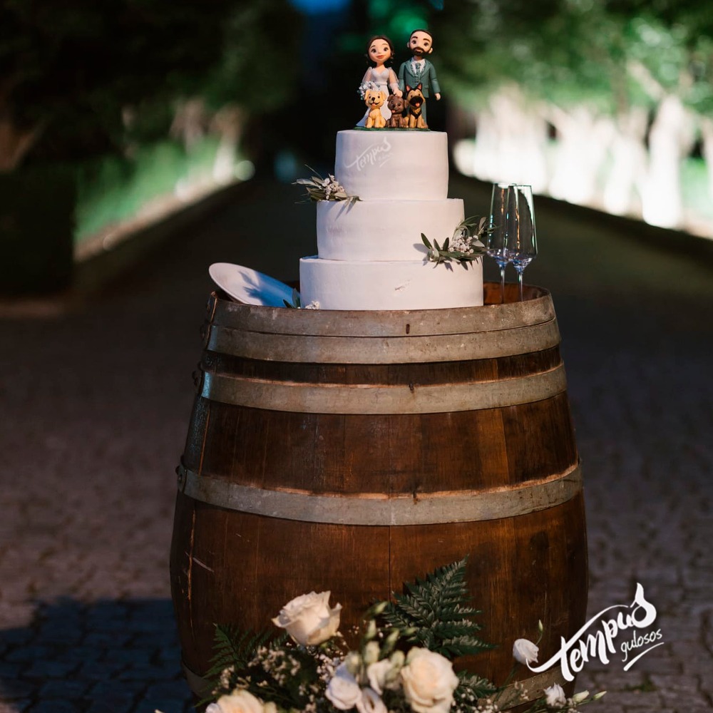 Bolos de casamento rústicos