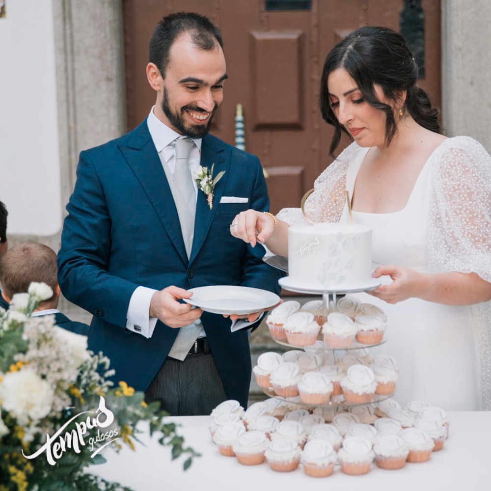 Bolos de casamento modernos