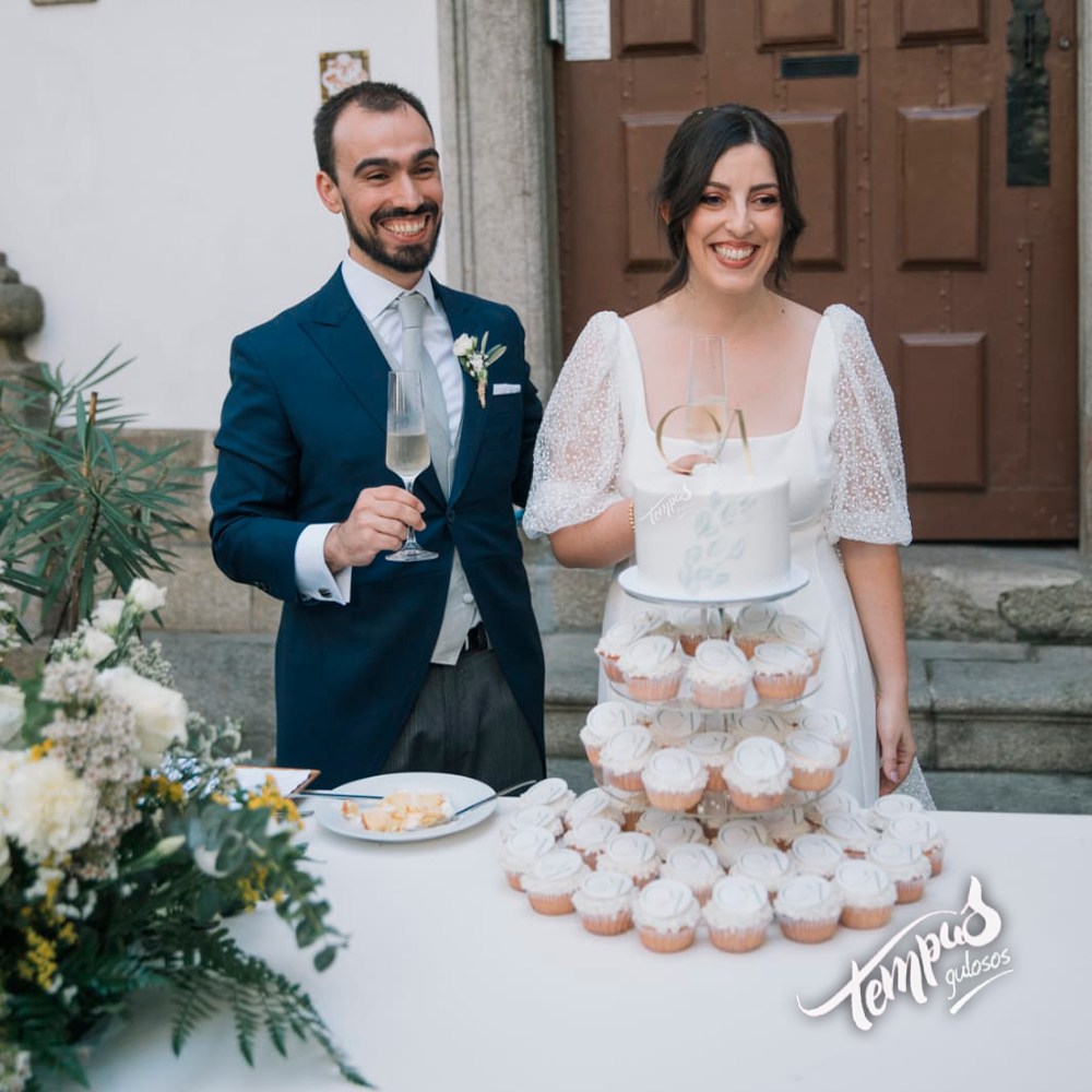 Bolos de casamento modernos