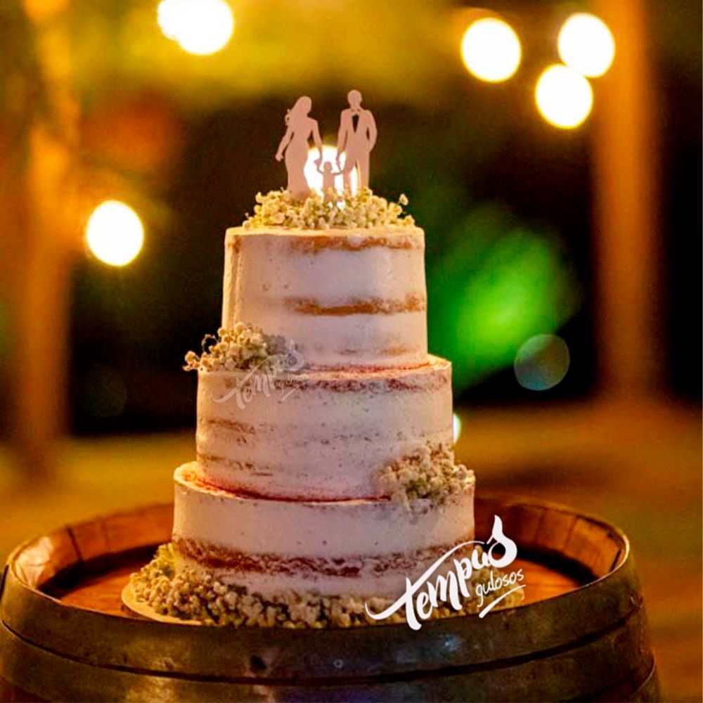 Bolos de casamento rústicos